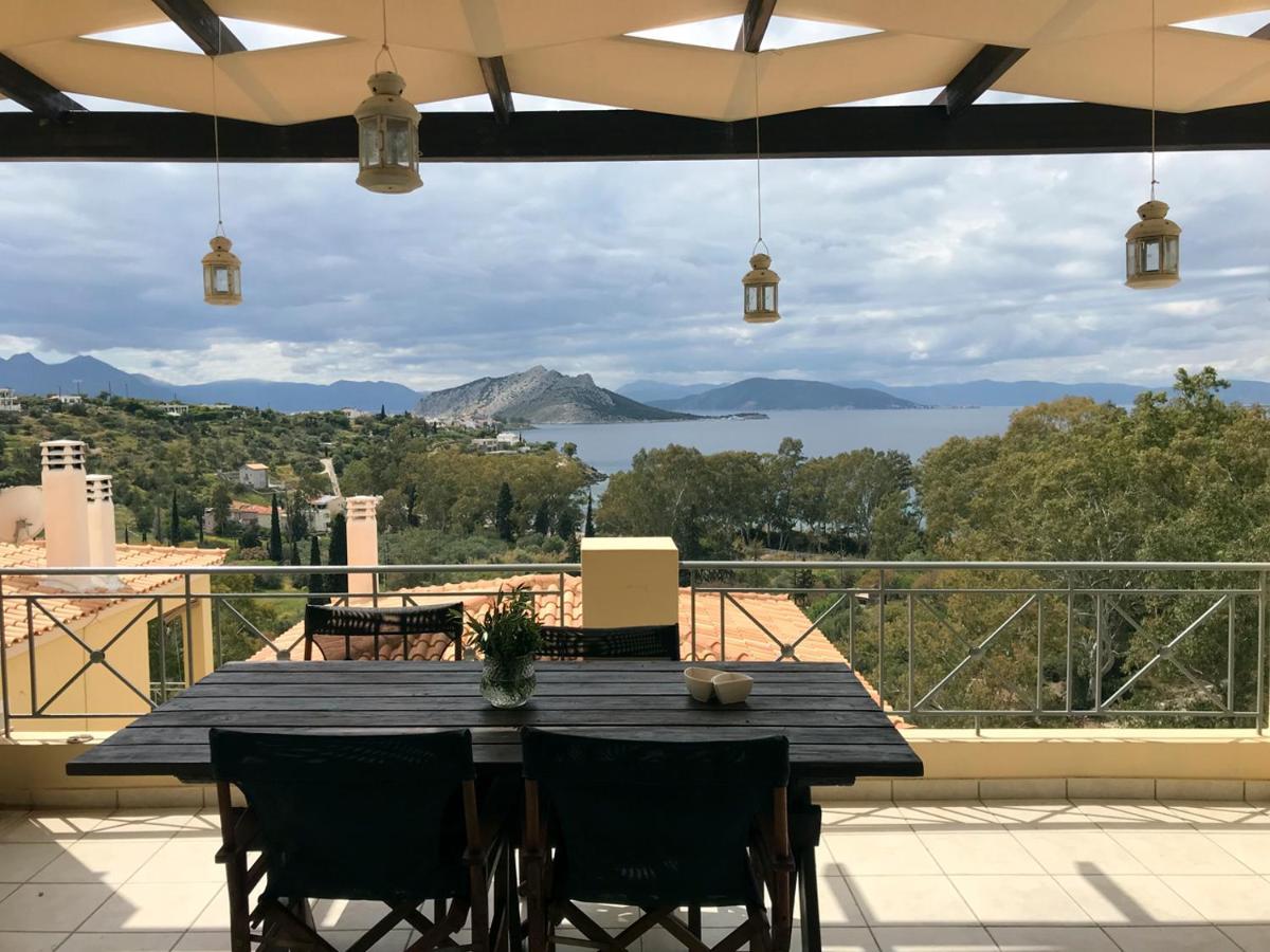 Serenity Villa Aegina Fantastic View Near The Beach Zewnętrze zdjęcie