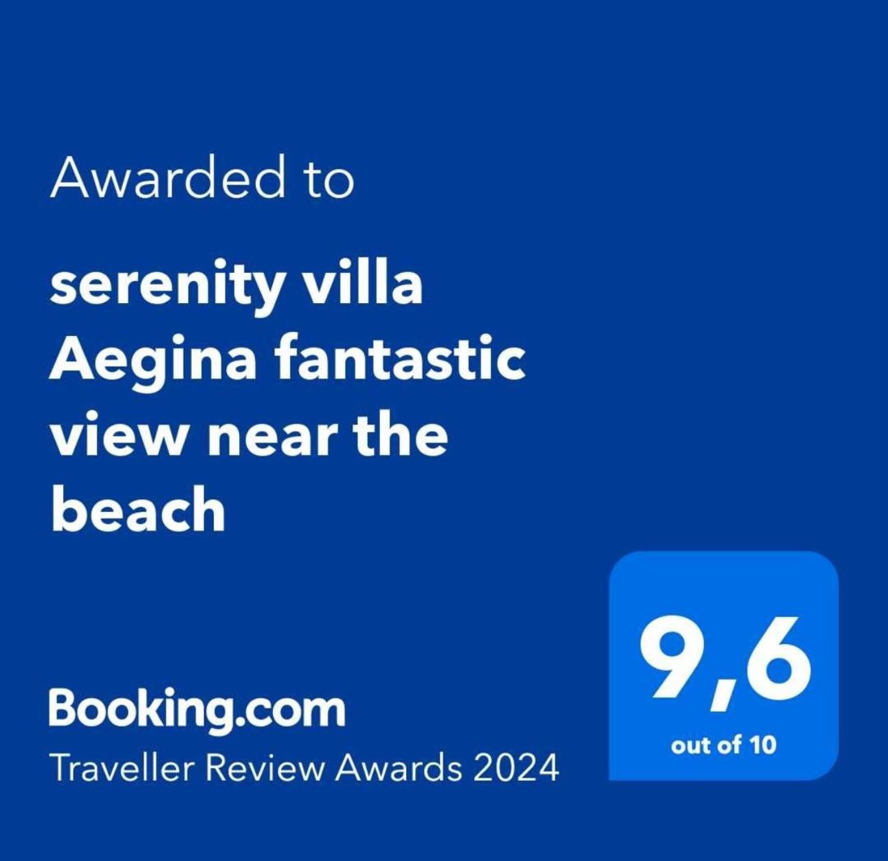 Serenity Villa Aegina Fantastic View Near The Beach Zewnętrze zdjęcie