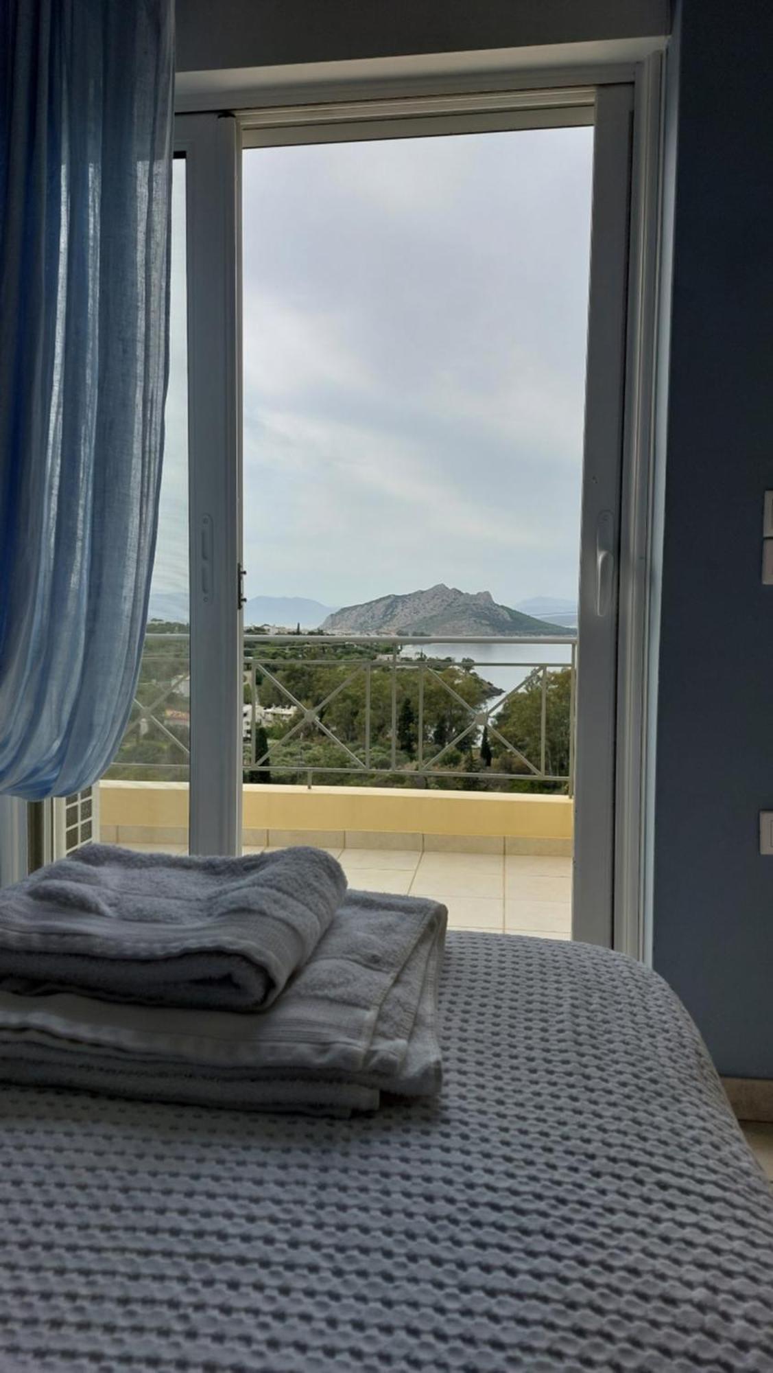 Serenity Villa Aegina Fantastic View Near The Beach Zewnętrze zdjęcie